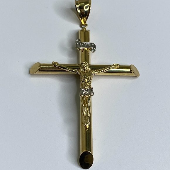 24 HRS SALE 10K Gold Filled Cross - Picture 4 of 10